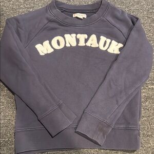 J. Crew Kids Sweatshirt in Blue with White Lettering